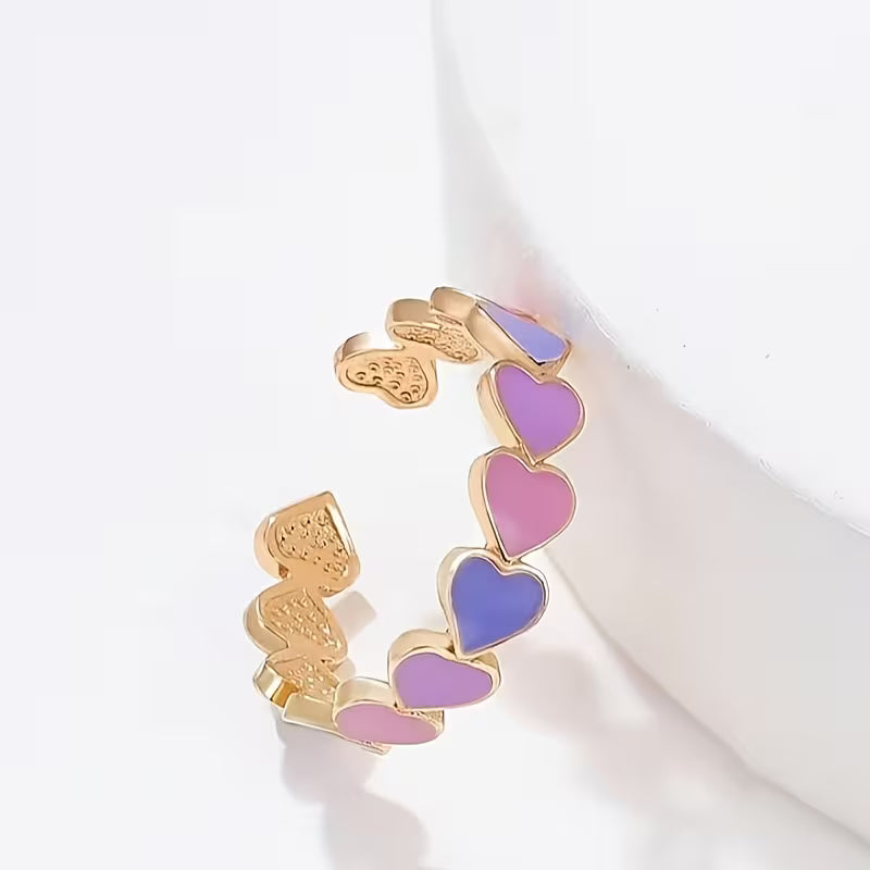 Anillo abierto minimalista, elegante y dulce