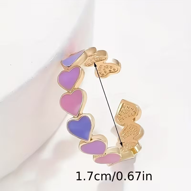 Anillo abierto minimalista, elegante y dulce