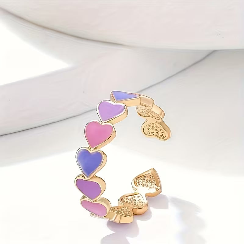 Anillo abierto minimalista, elegante y dulce