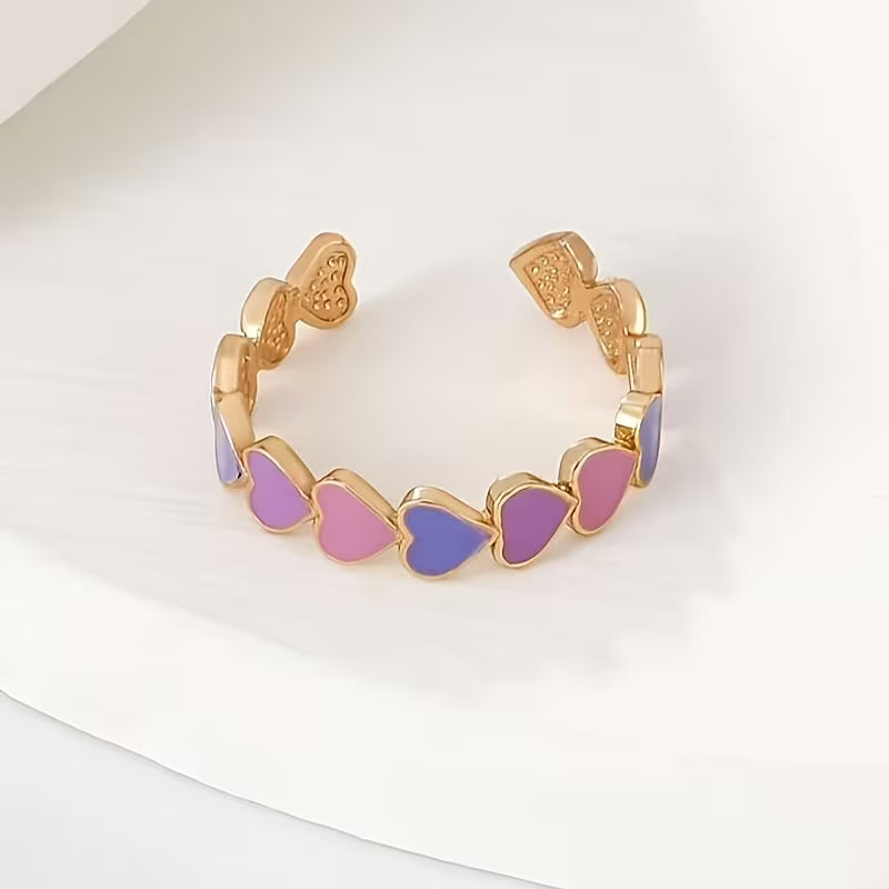 Anillo abierto minimalista, elegante y dulce