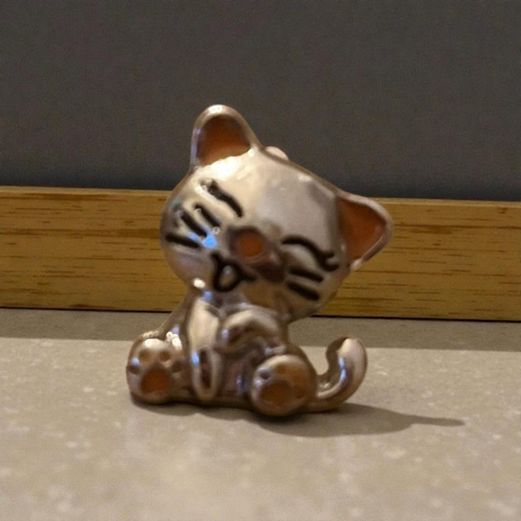 Pendientes de Gato Color Metalico