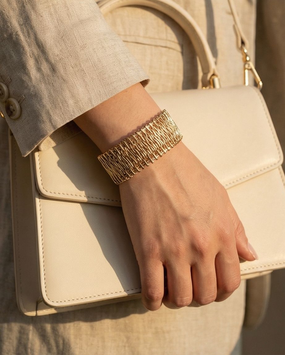 Pulsera de Metal Elegante